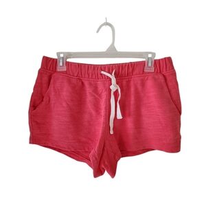 J Crew Coral Pink Cotton Terry Shorts